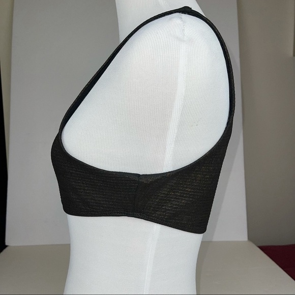 KORAL Swim Top Black Gold Metallic S - Picture 6 of 15